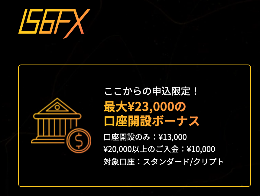 IS6FXの当サイト経由の申込ページに出る最大23,000円の内訳